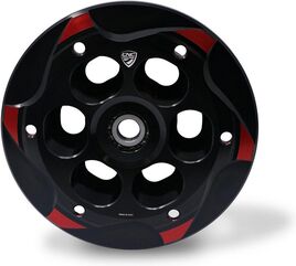 CNC Racing / シーエヌシーレーシング Slipper Clutch pressure plate MV Agusta with bearing - Bicolor, Black/Red | SP301BR