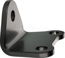Kedo Replica Silencer Bracket, Black Powdercoated, incl 2x nut M10x1.25 in different Heights | 27955RP