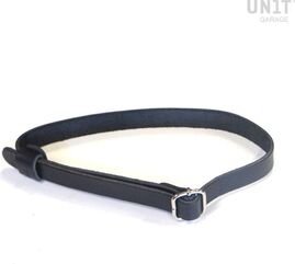 Unitgarage / ユニットガレージ Pair of leather straps for luggage rack, Black | U010-Black