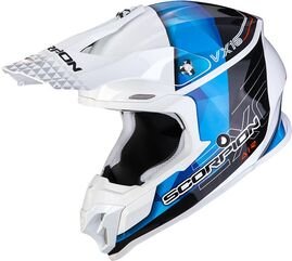 Scorpion / スコーピオン Vx-16 Evo Air Gem Helmet White Blue XS | 146-201-74-02
