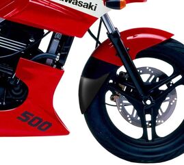 Pyramid Plastics / ピラミッドプラスチック Kawasaki GPZ 500 S エクステンダーフェンダー マットブラック 1987>1991 | 05304