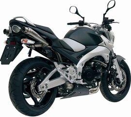 MIVV / ミヴ -SPORT Xcone- スリップオン ステンレス 2本出し for SUZUKI GSR 600 (06-10) | US.020.LC1