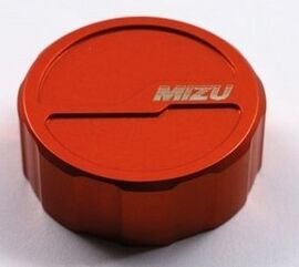 Mizu リアブレーキリザーバータンクキャップ オレンジアルマイト | 3064112