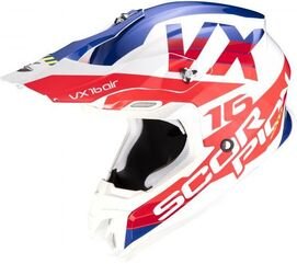 Scorpion / スコーピオン Exo Offroad Helmet Vx-16 Air X Turn ホワイト レッド | 46-332-59