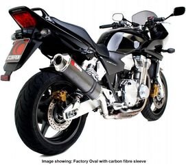 Scorpion / スコーピオンエキゾースト Factory ラウンドスリップオン チタンスリーブ eマーク Honda CB 1300 2003 - 2014 | EHA81TEM
