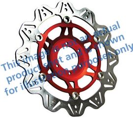 EBCブレーキ Veeシリーズ Sport バイク ブレーキディスク（レッドハブ）フロント左側用 | VR3090RED