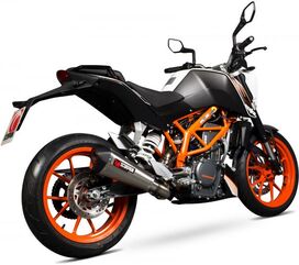 Scorpion / スコーピオンエキゾースト Serket テーパー 3/4 システム ステンレススリーブ (removes factory catalyst) KTM Duke 390 13-16 | RKT81SEO