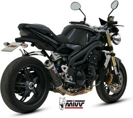 MIVV / ミヴ -SPORT GP- スリップオン カーボン for TRIUMPH SPEED TRIPLE (05-06) | T.005.L2S