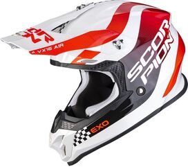 Scorpion / スコーピオン Vx-16 Evo Air Soul Helmet White Red XS | 146-376-59-02