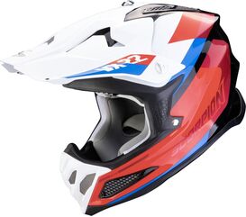 スコーピオン オフロードヘルメット VX 22 エアー ベータ ブラック-レッド-ホワイト | 32-453-101