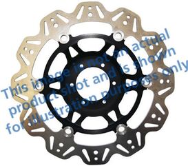 EBCブレーキ Veeシリーズ Sport バイク ブレーキディスク（ブラックハブ）フロント左側用 | VR3089BLK