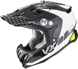 Scorpion / スコーピオン Exo Offroad Helmet Vx-22 Air Ares ホワイト ブラック イエロー | 32-379-207