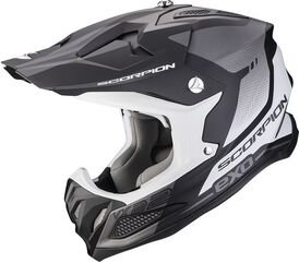 Scorpion / スコーピオン Exo Offroad Helmet Vx-22 Air Attis ブラックマット シルバー | 32-380-159