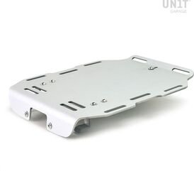 Unit Garage Pan America HD Luggage plate for single seat, Silver | 3311-Silver