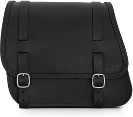 Ends Cuoio / エンズクオイオ バッグ Sporty（スポーティー） 左側 - ブラックレザー - ブラックステッチ | SPO.N.CTN.SX