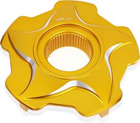 CNC Racing / シーエヌシーレーシング Rear sprocket flange MV Agusta BICOLOR, Gold/Silver | FL505GS