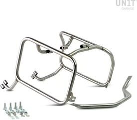 Unitgarage / ユニットガレージ HUSQVARNA frames for Atlas aluminum side panniers, Silver | 3005-Silver