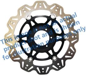 EBCブレーキ Veeシリーズ Sport バイク ブレーキディスク（ブラックハブ）フロント左側用 | VR4022BLK