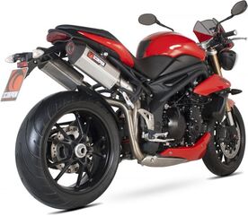 Scorpion / スコーピオンエキゾースト Serket スリップオン (ペア) ステンレススリーブ eマーク Triumph Speed Triple 1050 11-15 201 | RTR70SEO