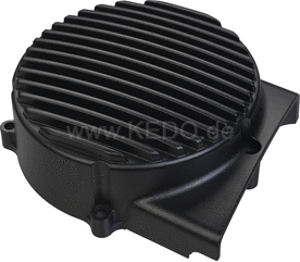 Kedo ViRace' Generator Cover with Cooling Fins, Aluminum, Black Coated | 50639S