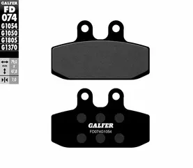 Galfer / ガルファー ブレーキパッド セミメタル | FD074G1054