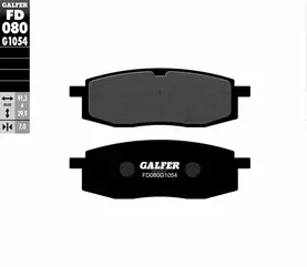 Galfer / ガルファー ブレーキパッド セミメタル | FD080G1054