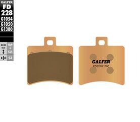 Galfer / ガルファー ブレーキパッド シンタードメタル スクーター | FD228G1380