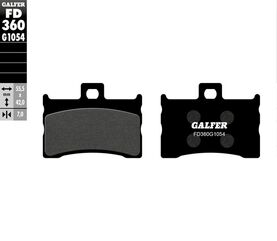 Galfer / ガルファー ブレーキパッド セミメタル | FD360G1054