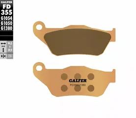 Galfer / ガルファー ブレーキパッド シンタードメタル スクーター | FD355G1380