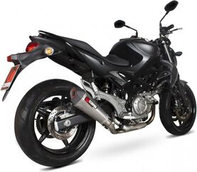 Scorpion / スコーピオンエキゾースト Serket テーパーフルシステム ステンレススリーブ Suzuki Gladius 650 2009 - 2016 | RSI105SYSSEO