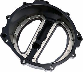CNC Racing / シーエヌシーレーシング クリア クラッチカバー - ケーブルコントロール, シルバー | CA301S