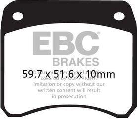 EBCブレーキ UK製ケブラー オーガニックFAシリーズ ブレーキパッド フロント左側用 | FA016S