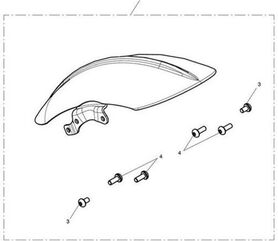 TRIUMPH / トライアンフ PG Front Mudguard Kit Short TRIUMPH / トライアンフ Genuine Part | A9708438-PM