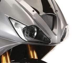Powerbronze / パワーブロンズ ヘッドライト  プロテクター TRIUMPH DAYTONA 675 06-08 ブラック | 440-T457-003