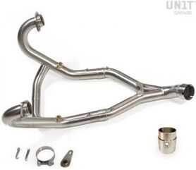 Unitgarage / ユニットガレージ Headpipe without Catalytic Converter in inox (EURO 5) | 1617_21+1618_21