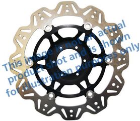EBCブレーキ Veeシリーズ Sport バイク ブレーキディスク（ブラックハブ）フロント左側用 | VR3091BLK