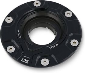 CNC Racing / シーエヌシーレーシング フューエルタンクキャップ - Flange Gear, ゴールド | TSB12G