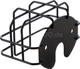 Kedo Taillight Grill 'Xcountry', black coated, including mounting material. | 40799