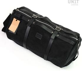 Unitgarage / ユニットガレージ Duffle Bag Kalahari 43L Split leather, JetBlack | U015-JetBlack
