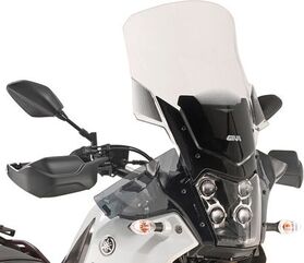 GIVI / ジビ Windscreen for Yamaha Tenere 700, Tenere 700 Rallye Edition, color Clear, dim. HxW 52 x 42 cm, fits oe headlight fairing | D2145ST