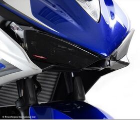 Powerbronze / パワーブロンズ ヘッドライトプロテクター フロストステルスグレー YAMAHA YZF-R3, 15-18 | 440-Y551-019