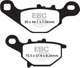 EBCブレーキ カーボン TT パッド Enduro/MX バイク フロント左側用 | FA230TT
