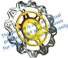 EBCブレーキ Veeシリーズ Sport バイク ブレーキディスク（ゴールドハブ）フロント左側用 | VR624GLD