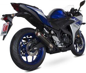 Scorpion / スコーピオンエキゾースト RP1-GP スリップオン カーボンファイバースリーブ eマーク Yamaha YZF R3 / R25 2014 - 2016 | YA1001CEM