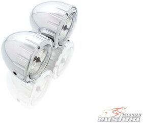 CustomAcces / カスタムアクセス Twin Headlights, Inox | FD0002J