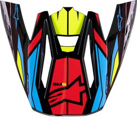 Alpinestars / アルパインスターズ Black/Yellow/Red Supertech M5 Helmet Visor | 8986023-1533-OS