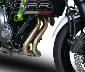 GPR / ジーピーアール Original For Kawasaki Z 650 2017/20 E4 Homologated Full Exhaust Catalized Deeptone Inox | E4.CO.K.160.CAT.DE