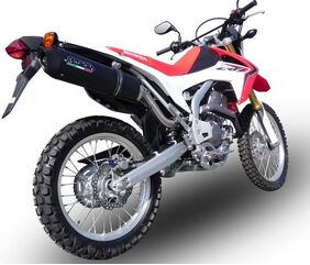 GPR / ジーピーアール Original For Honda Crf 250 L / Rally 2017/20 E4 Homologated Slip-On Catalized Furore Evo4 Nero | E4.H.248.CAT.FNE4