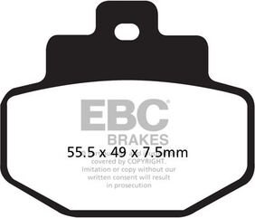 EBCブレーキ SFA シリーズ スクーター オーガニック パッド リア左側用 | SFA321