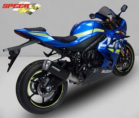 Bodis (ボディス) V4-M-GE スリップオンマフラー ステンレスブラック | SGSXR1000-125